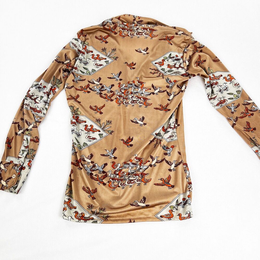 Vintage | Huk A Poo | Aztec Ducks | Dagger Collar | Small Mens or Medium Women - Picture 4 of 7